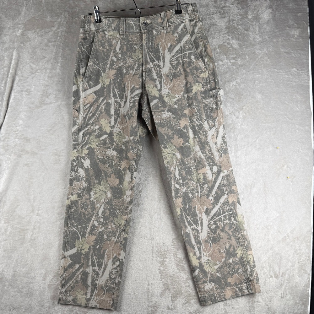 Abercrombie &‎ Fitch Mens 31x30 Athletic Carpenter Pants Camo Canvas Utility